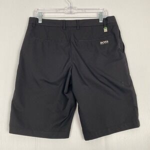 HUGO BOSS Men's regular fit shorts ‎ black size 46.Pockets,casual,Hiking